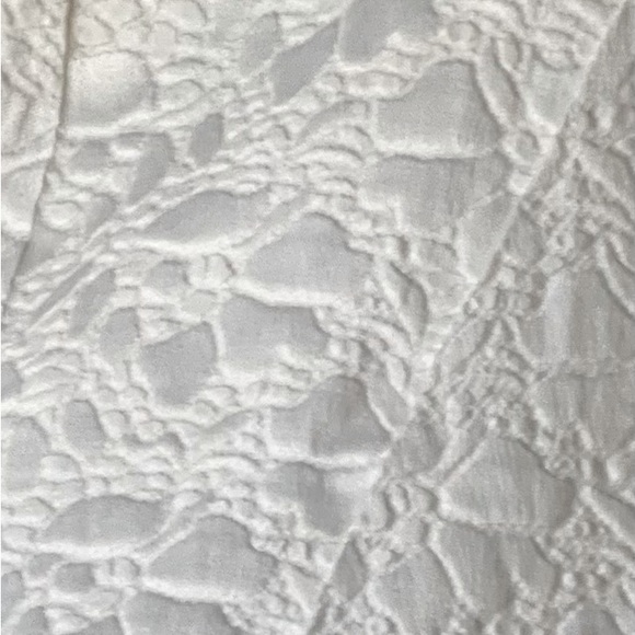 Eliza J. Textured White Dress Size 12 - Picture 5 of 8